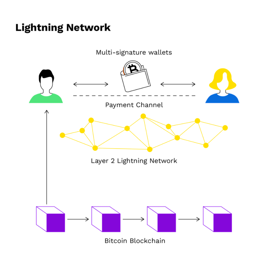 Relation entre le Lightning Network et le Bitcoin